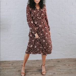 Red dress One Loved Babe party animal dress Roolee